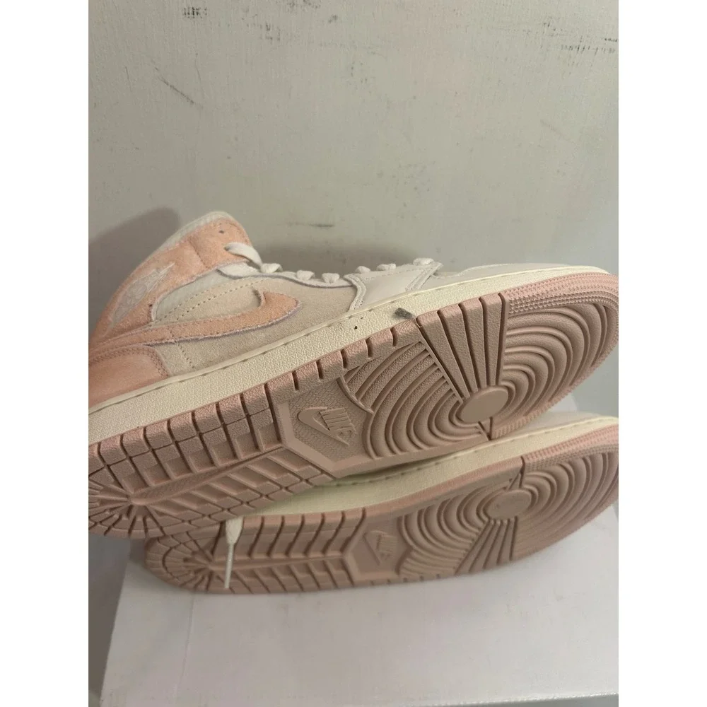 Jordan Air Jordan 1 Mid SE 9.5 Coconut Milk Legend Pink Suede Womens